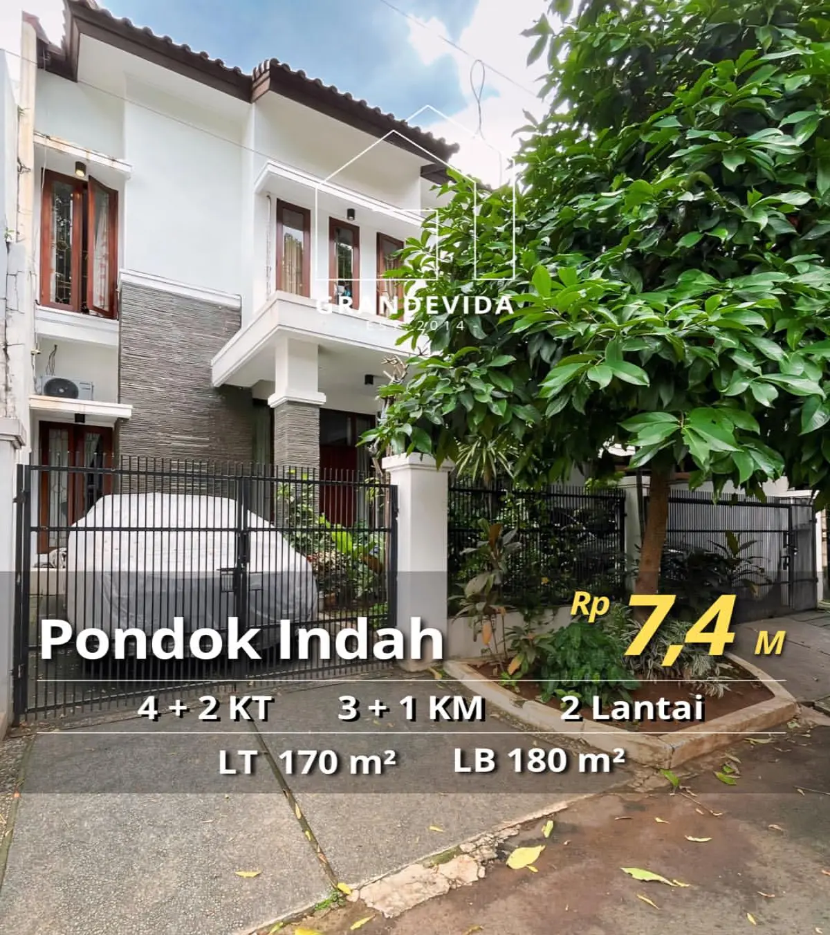Rumah Dijual di Pondok Indah Pinang Perak Jakarta Selatan