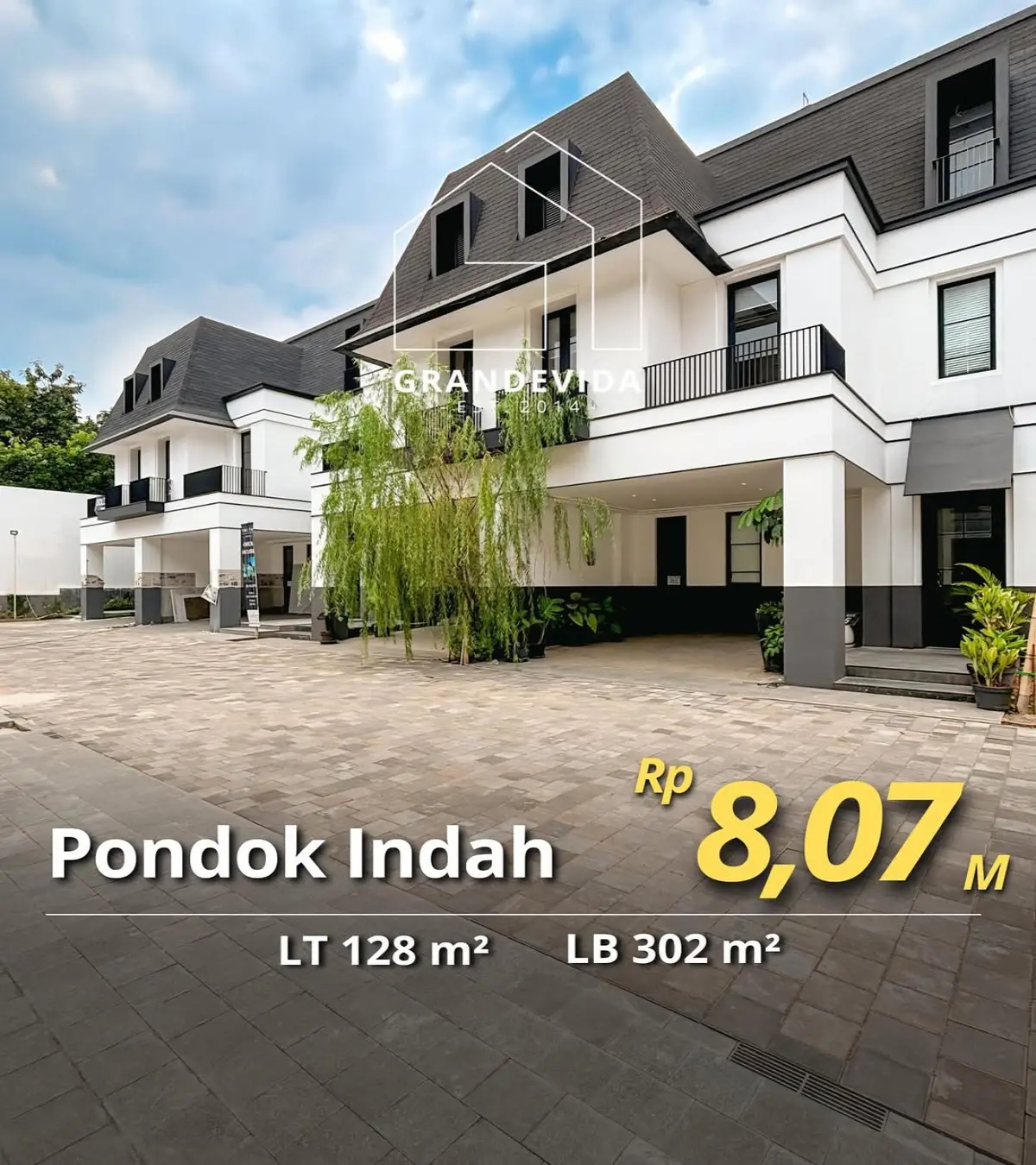 Rumah Dijual di Pondok Indah - Rumah Baru Dalam Townhouse