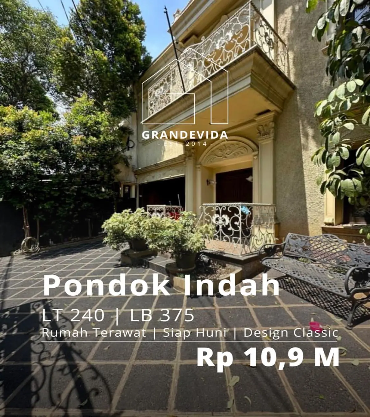 Rumah Dijual di Pondok Indah Niaga Hijau Lokasi Nyaman