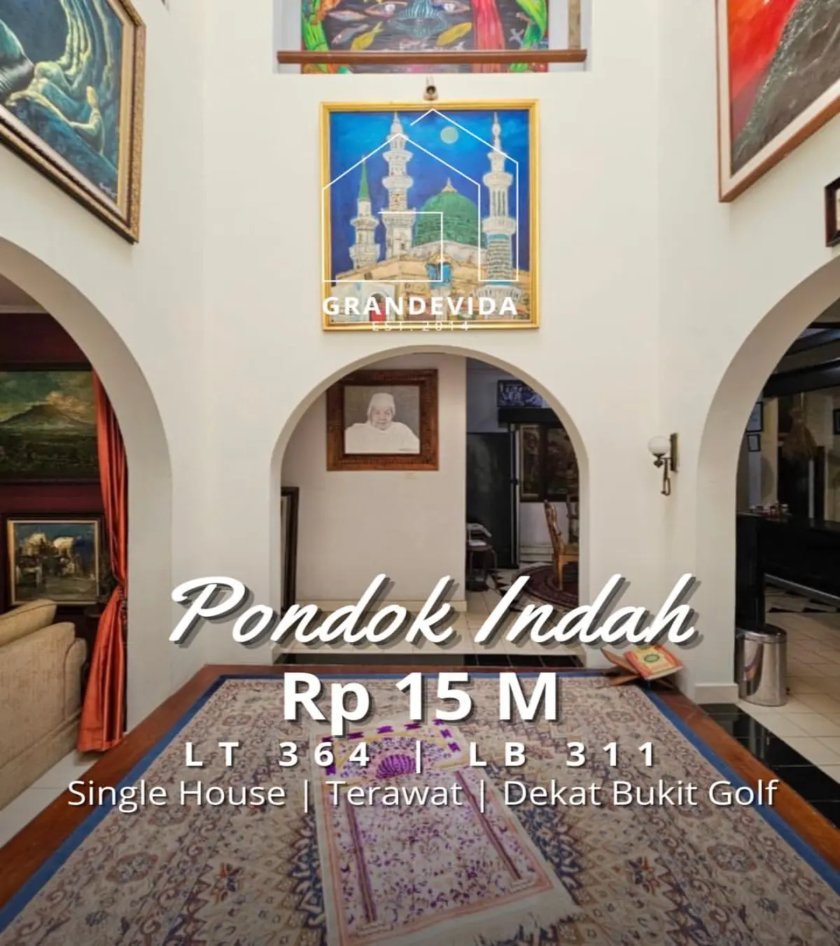 Rumah Dijual di Pondok Indah Duta Permai JAKARTA SELATAN