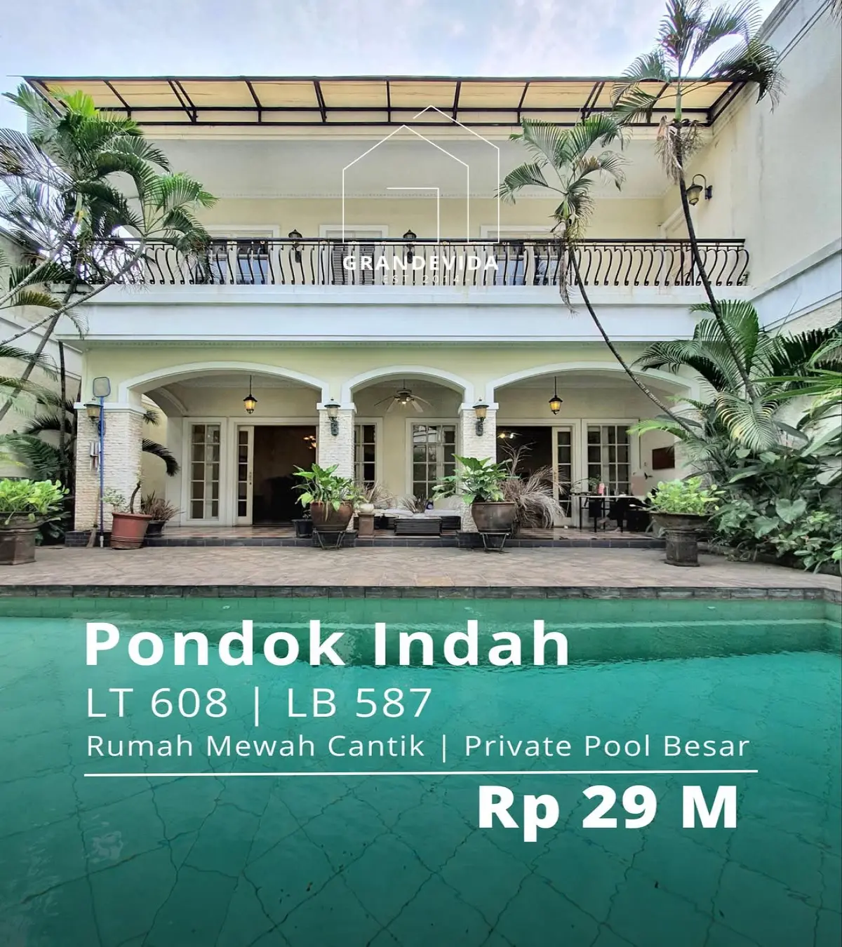 Rumah Dijual di Pondok Indah Private Pool