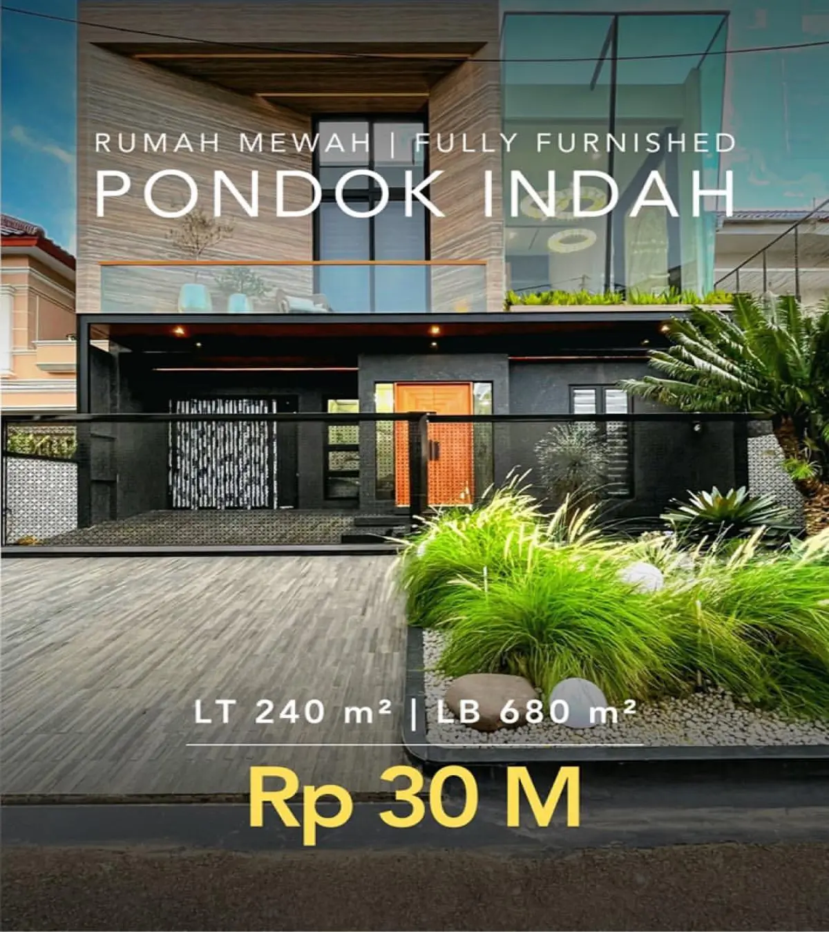 Rumah Dijual di Pondok Indah Rumah Mewah Fully Furnished