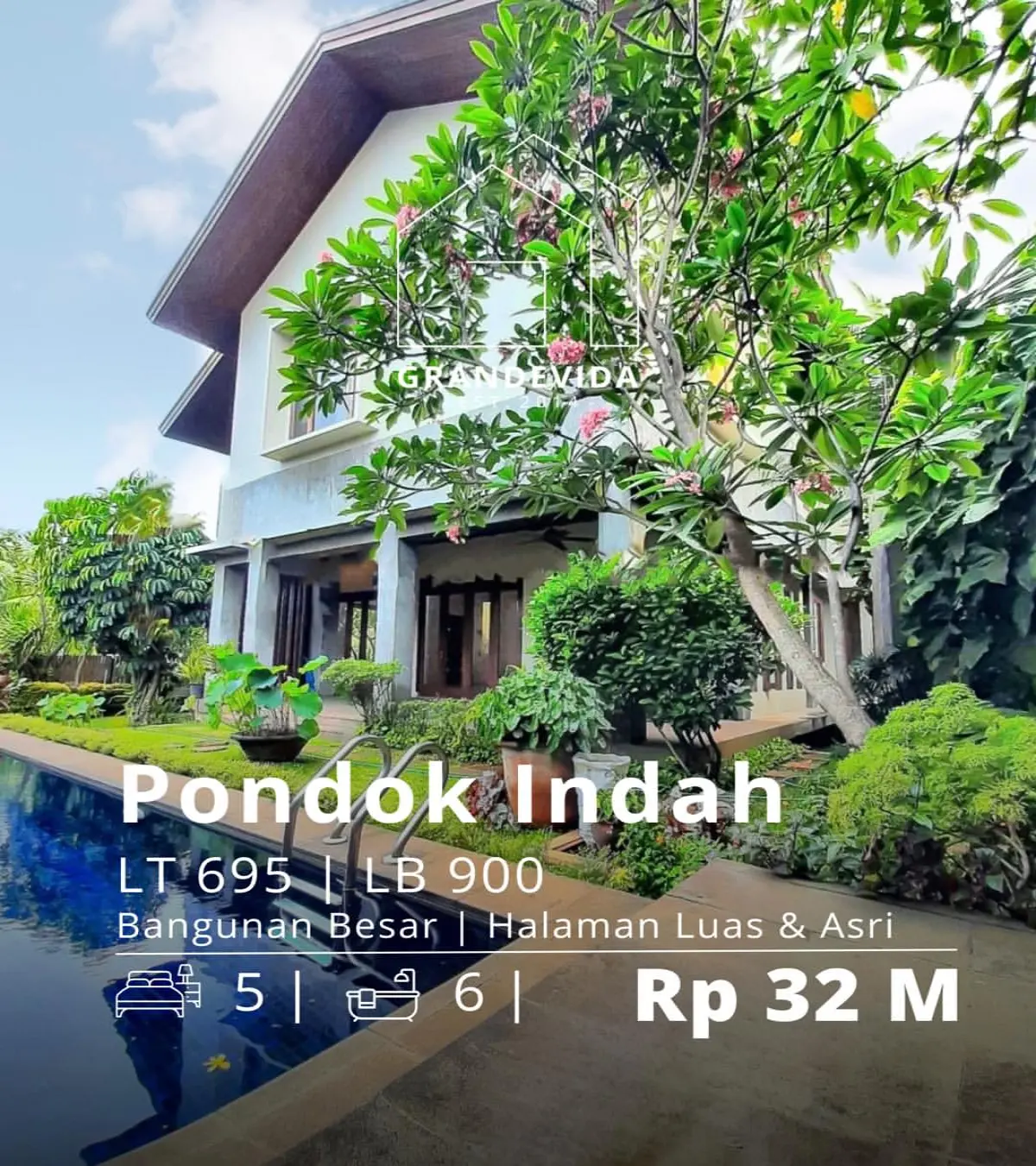 Rumah Dijual di Pondok Indah High Spesifikasi