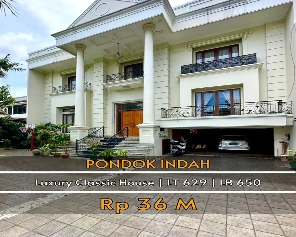 Rumah Dijual di Pondok Indah Area Prime Design Classic
