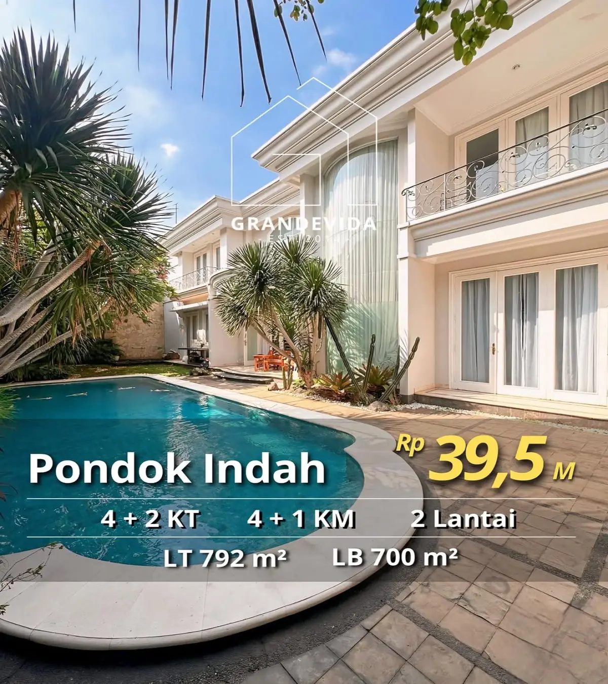 Rumah Dijual di Pondok Indah Area Rumah Lingkungan Tenang