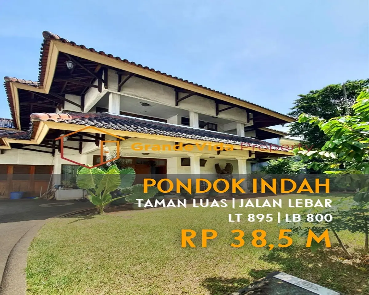 Rumah Dijual di Pondok Indah Terogong Bangunan Terawat