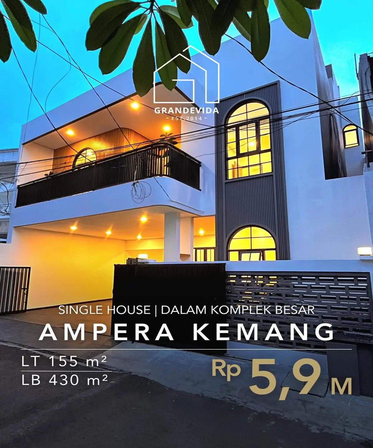 Rumah Dijual di Kemang Dalam Komplek