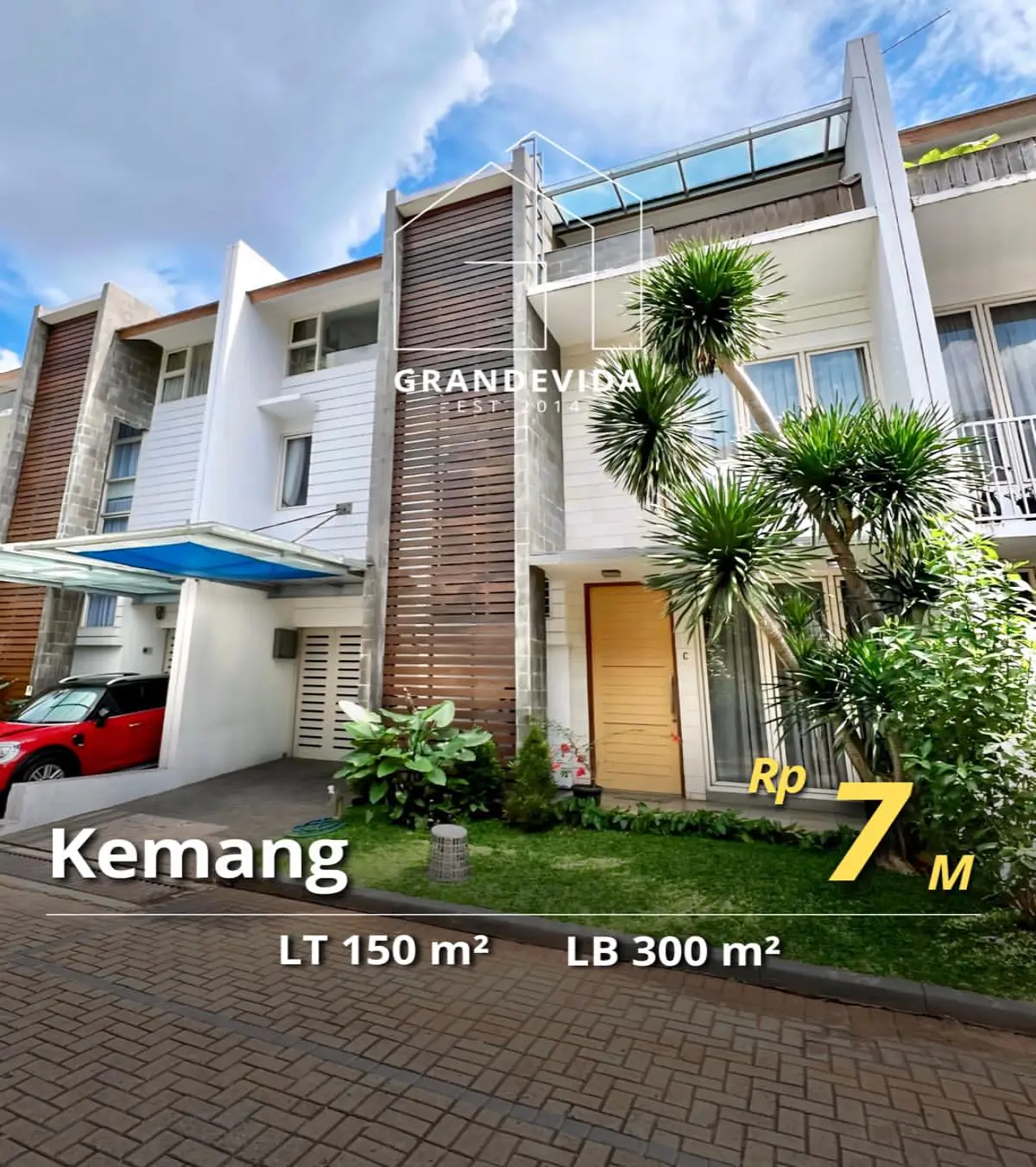 Rumah Dijual di Kemang Bangunan 3 Lantai Terawat