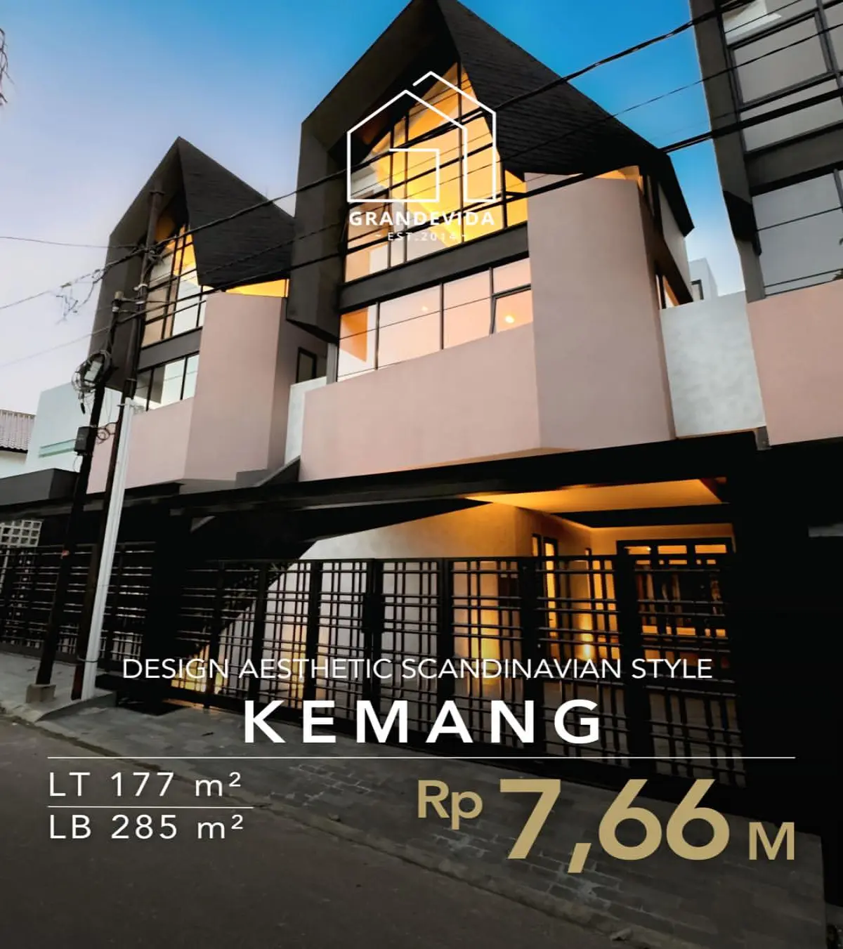 Rumah Dijual di Row House Kemang Jakarta Selatan