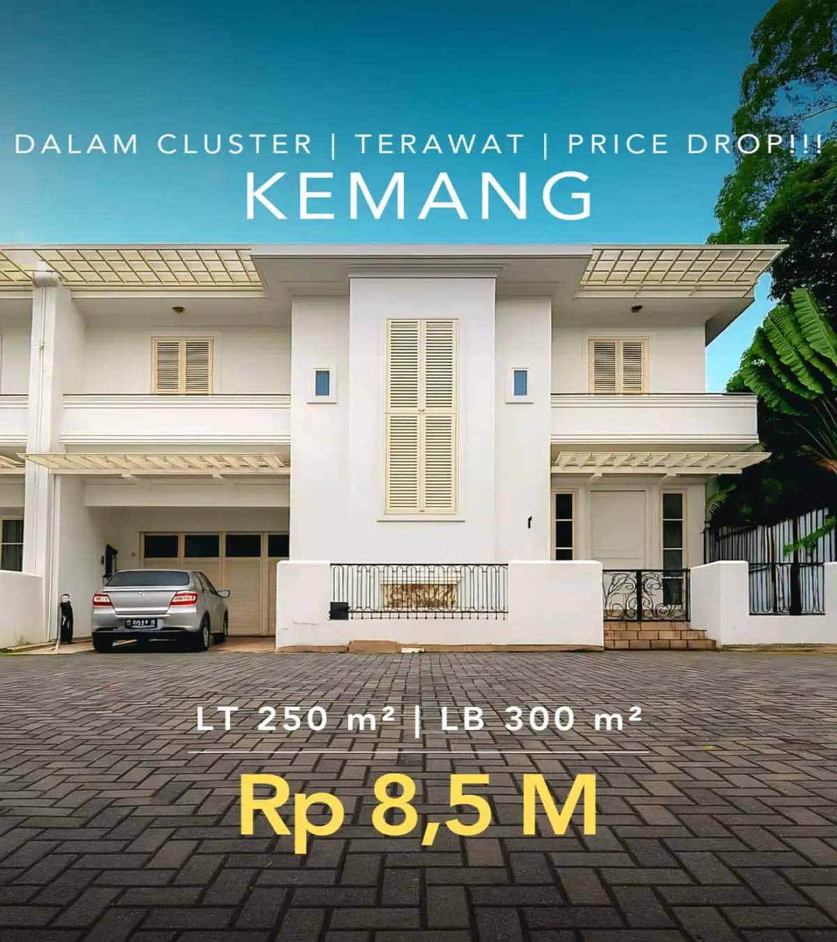 Rumah Dijual di Kemang Cluster Eksklusif