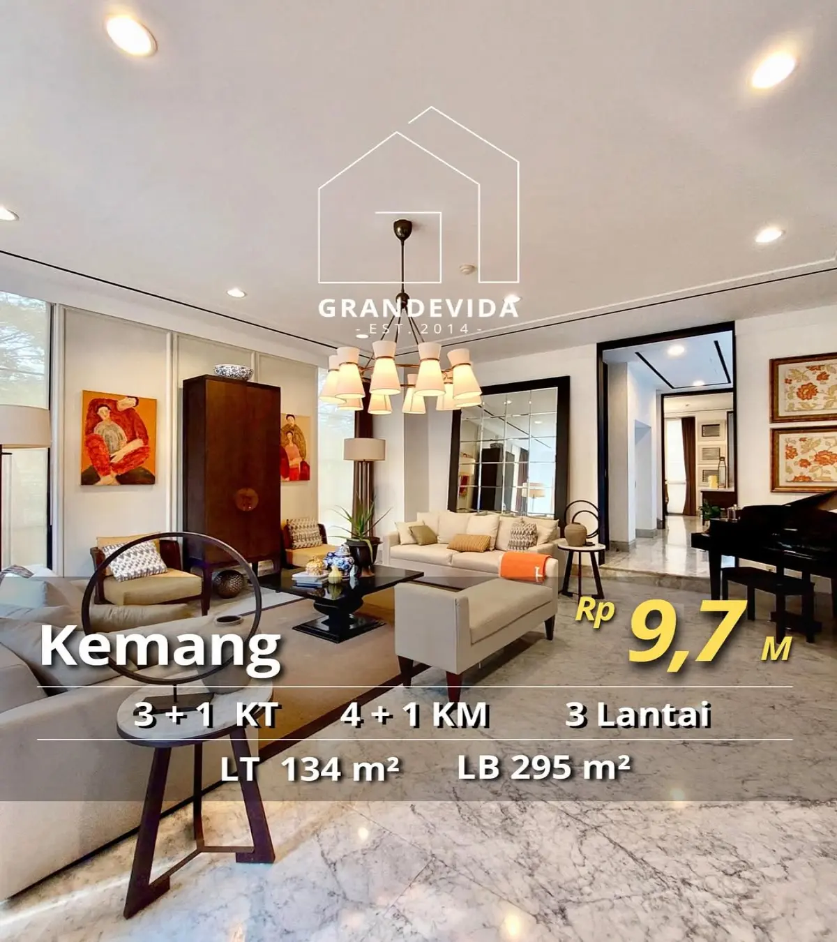 Rumah Dijual di Heritage Kemang Jakarta Selatan