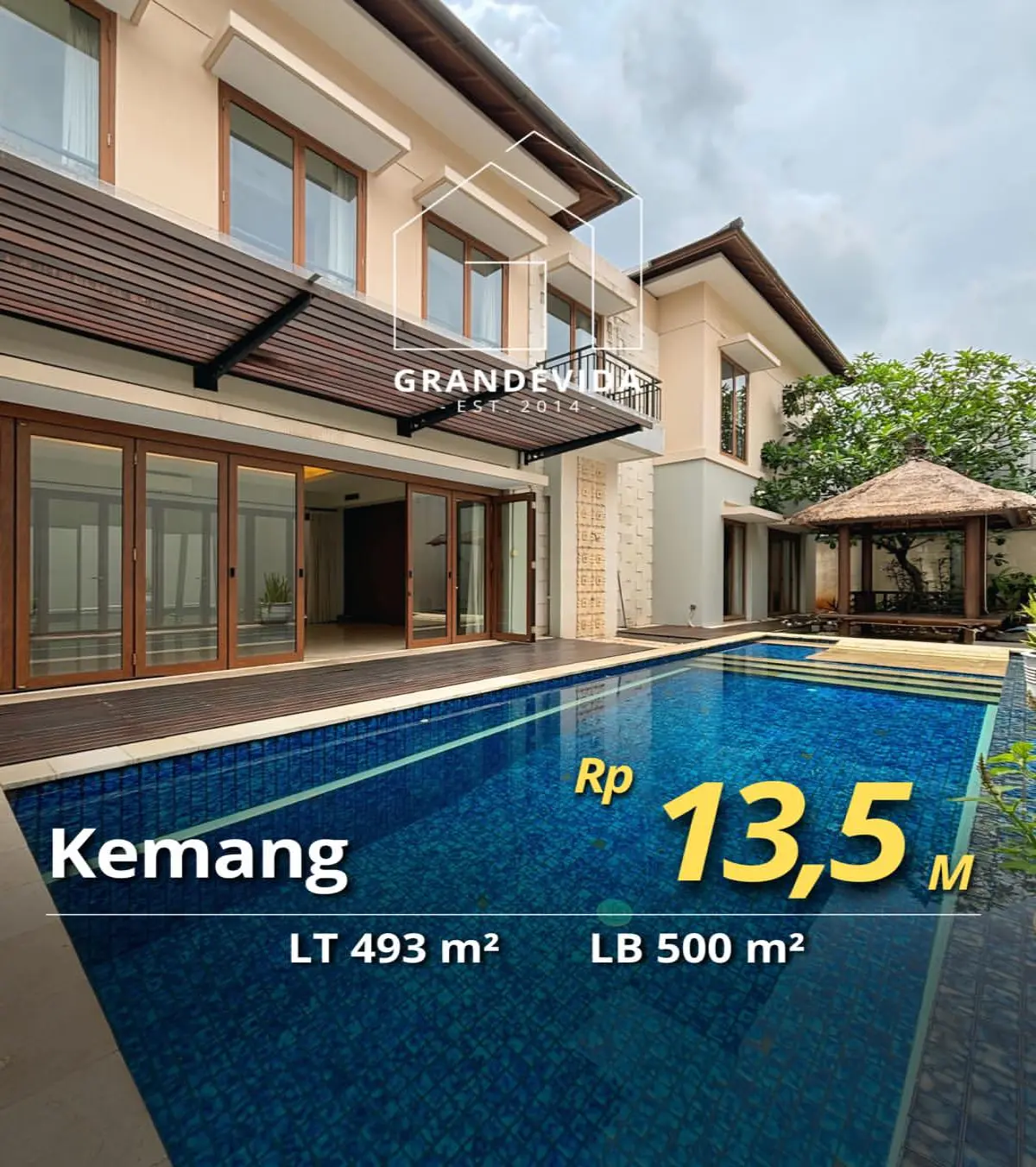 Rumah Dijual di Kemang Sangat Terawat Dan Ada private pool