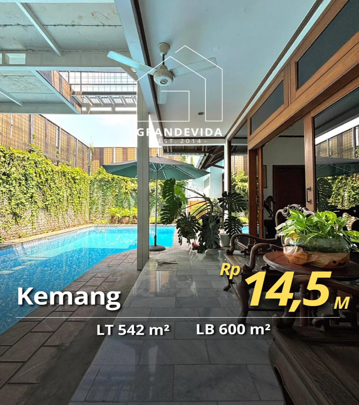 Rumah Dijual Bangka Kemang Siap Huni dan Terawat
