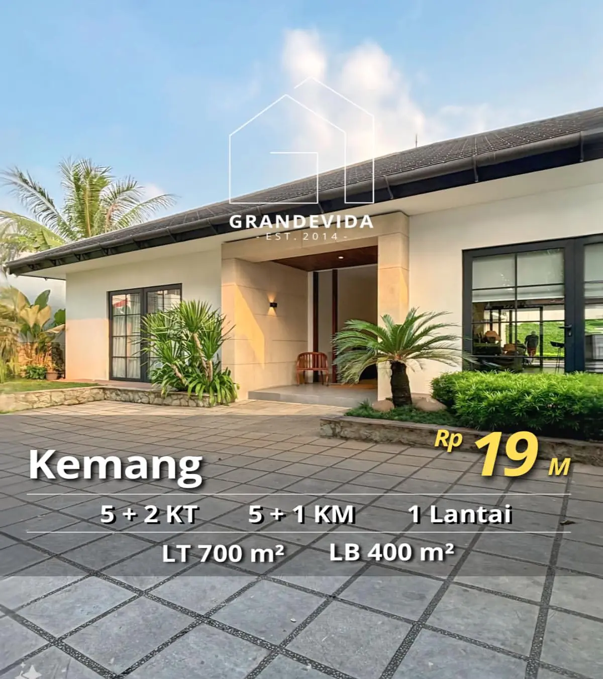 Rumah Dijual di Kemang Ampera - Rumah Baru Lokasi Terbaik