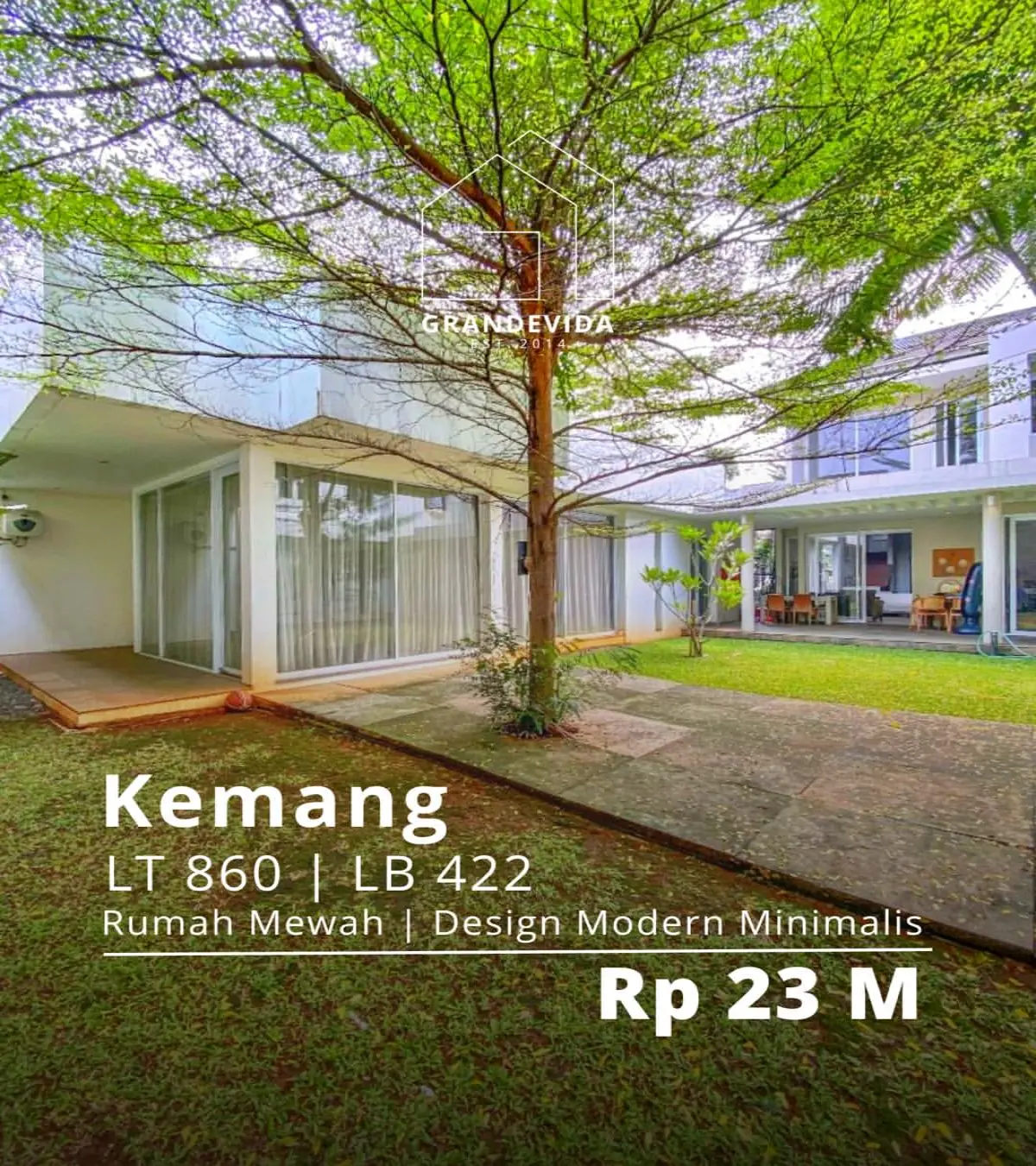 Rumah Dijual di Bangka Kemang Rumah 2 Lantai Minimalis Modern
