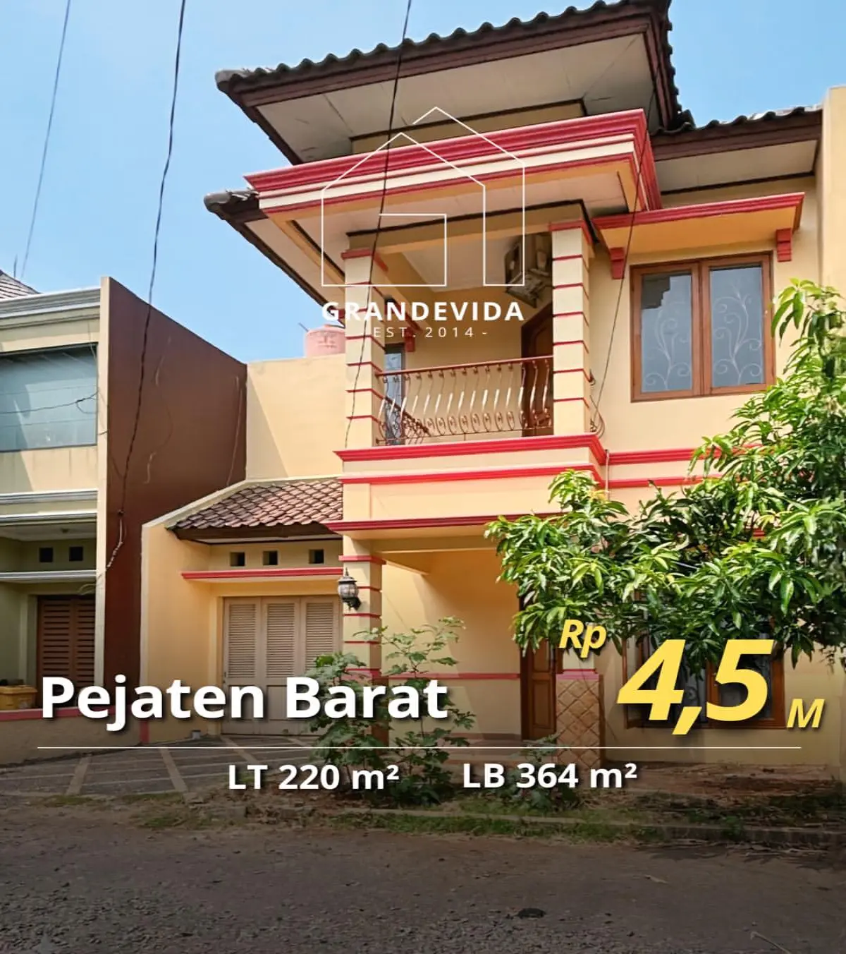 Rumah Dijual di Pejaten Dalam Townhouse Bangunan 2 Lantai