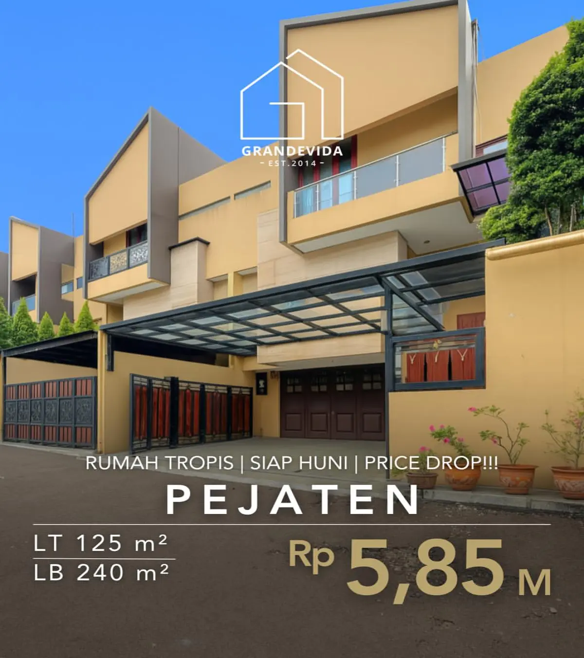 Rumah Dijual di Pejaten Rumah Tropis