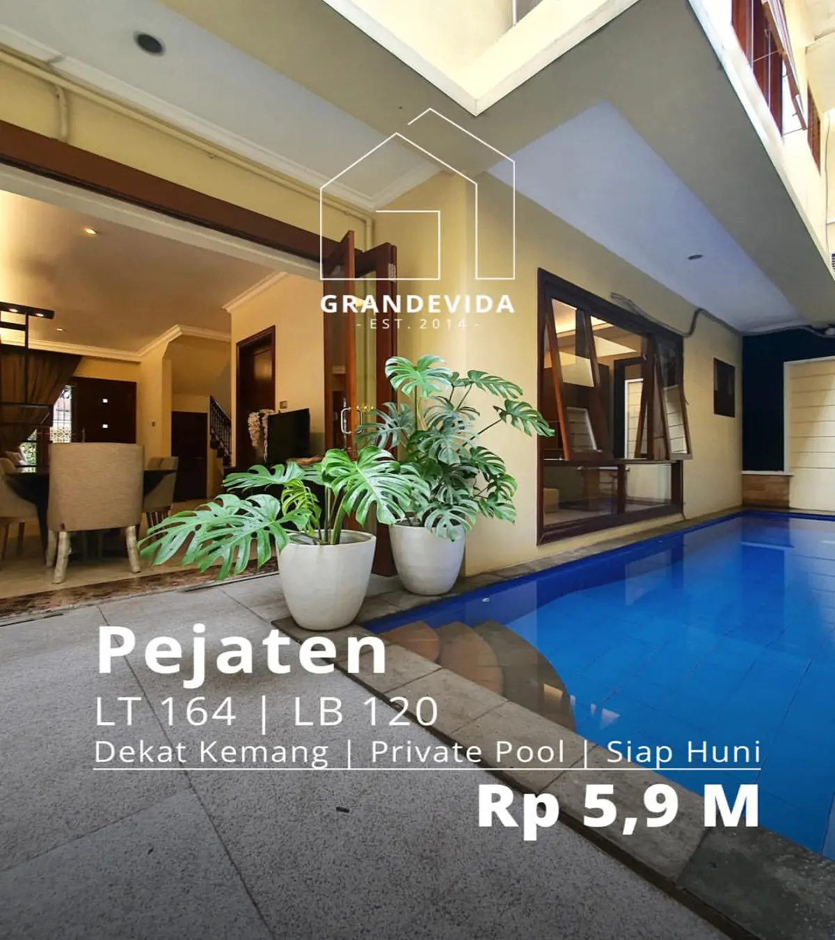 Rumah Dijual di Pejaten Kamboja Residence