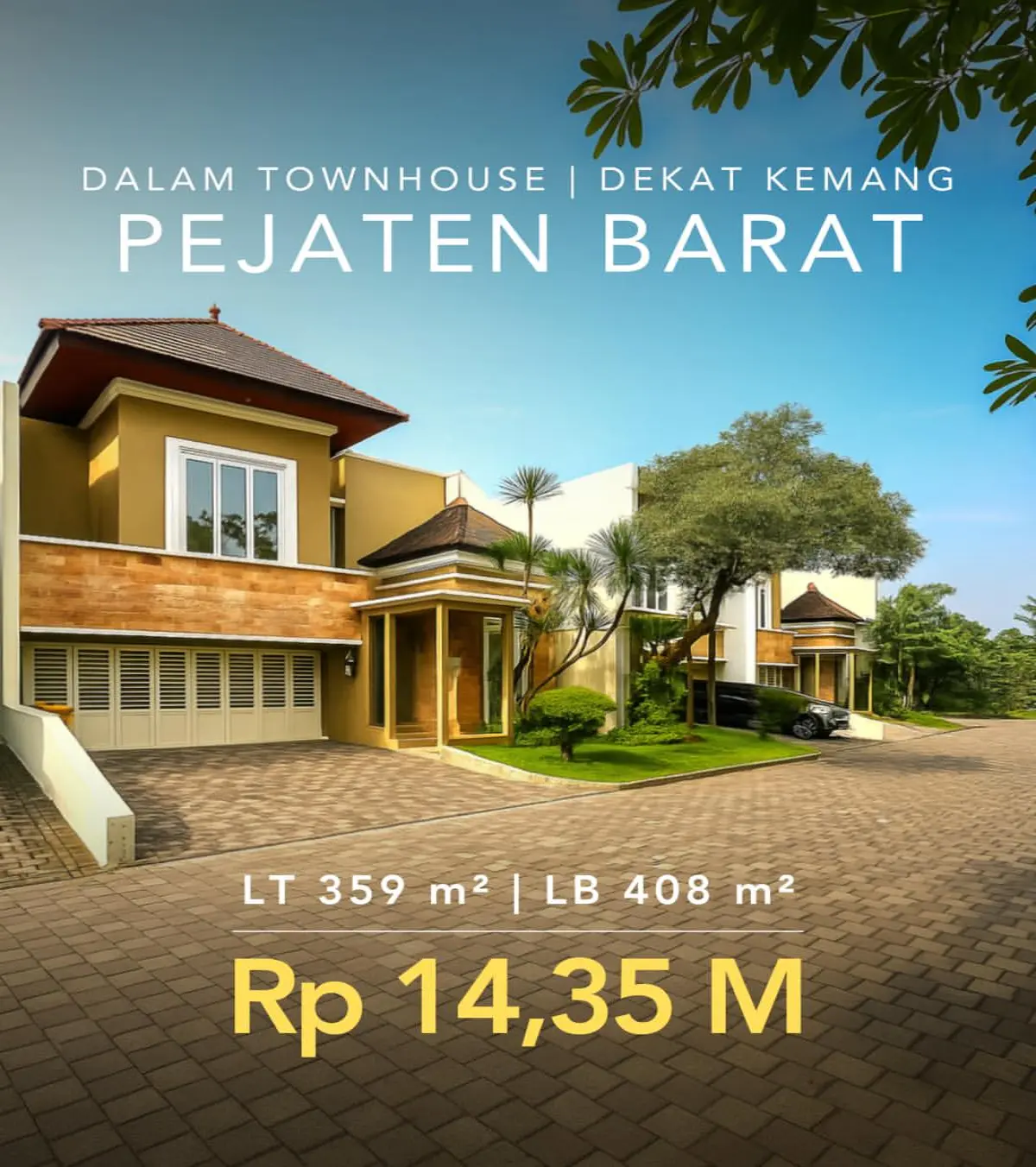 Rumah Dijual di Pejaten Dekat Kemang