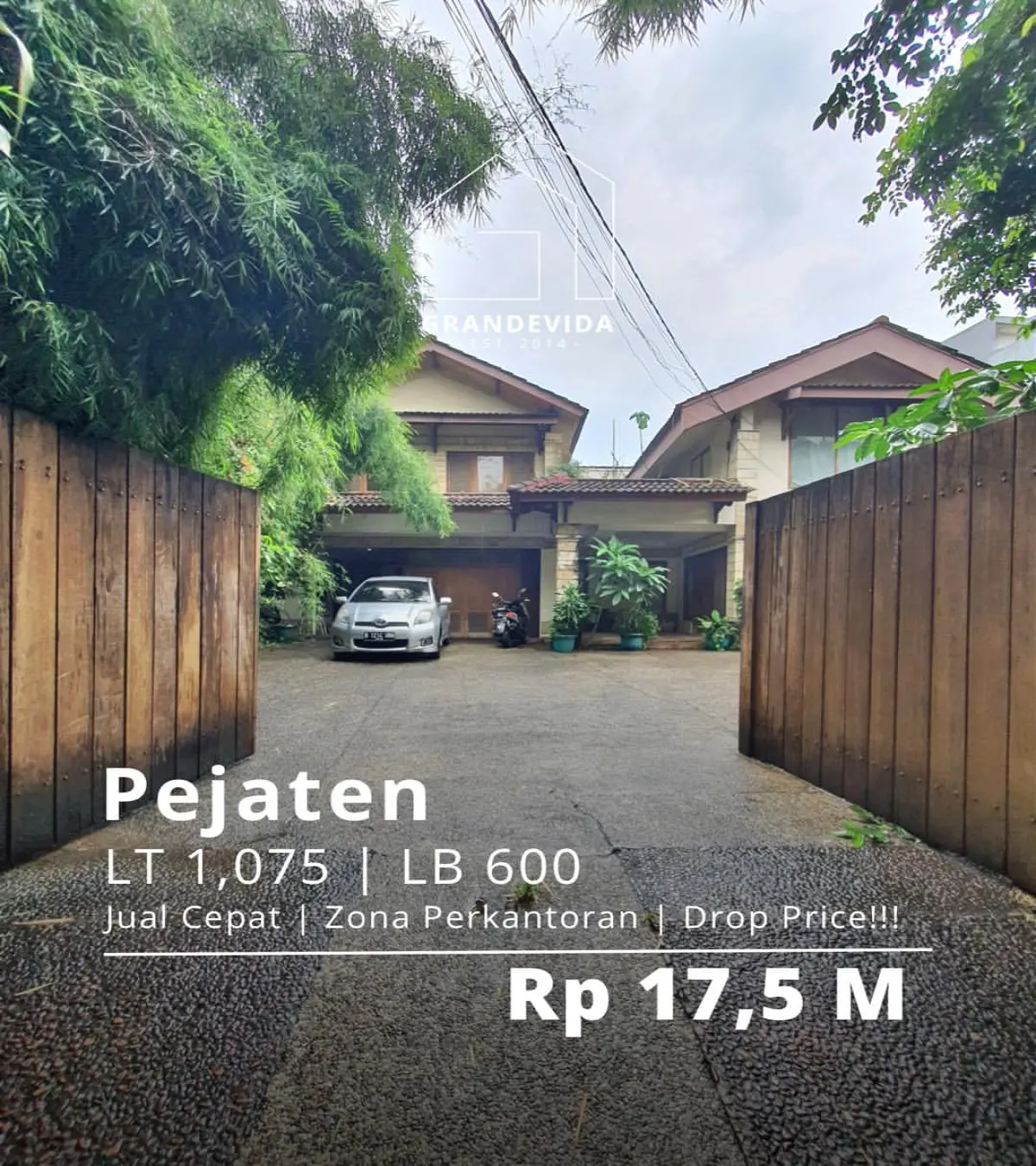 Rumah Dijual di Pejaten Harga NJOP