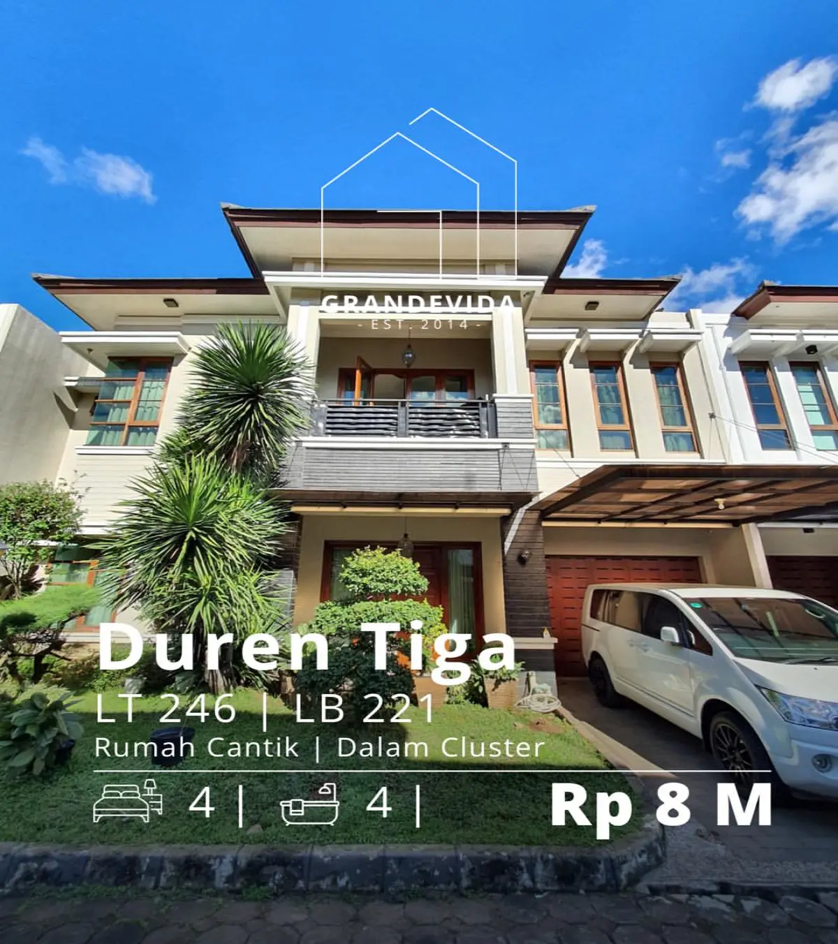 Rumah Dijual di Duren Tiga Kalibata Siap Huni