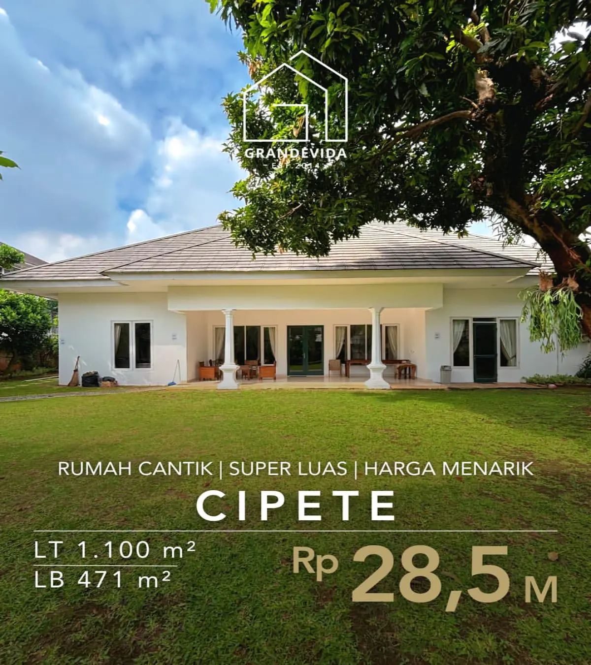 Jual Rumah Cipete - Lokasi Terbaik Rumah Asri