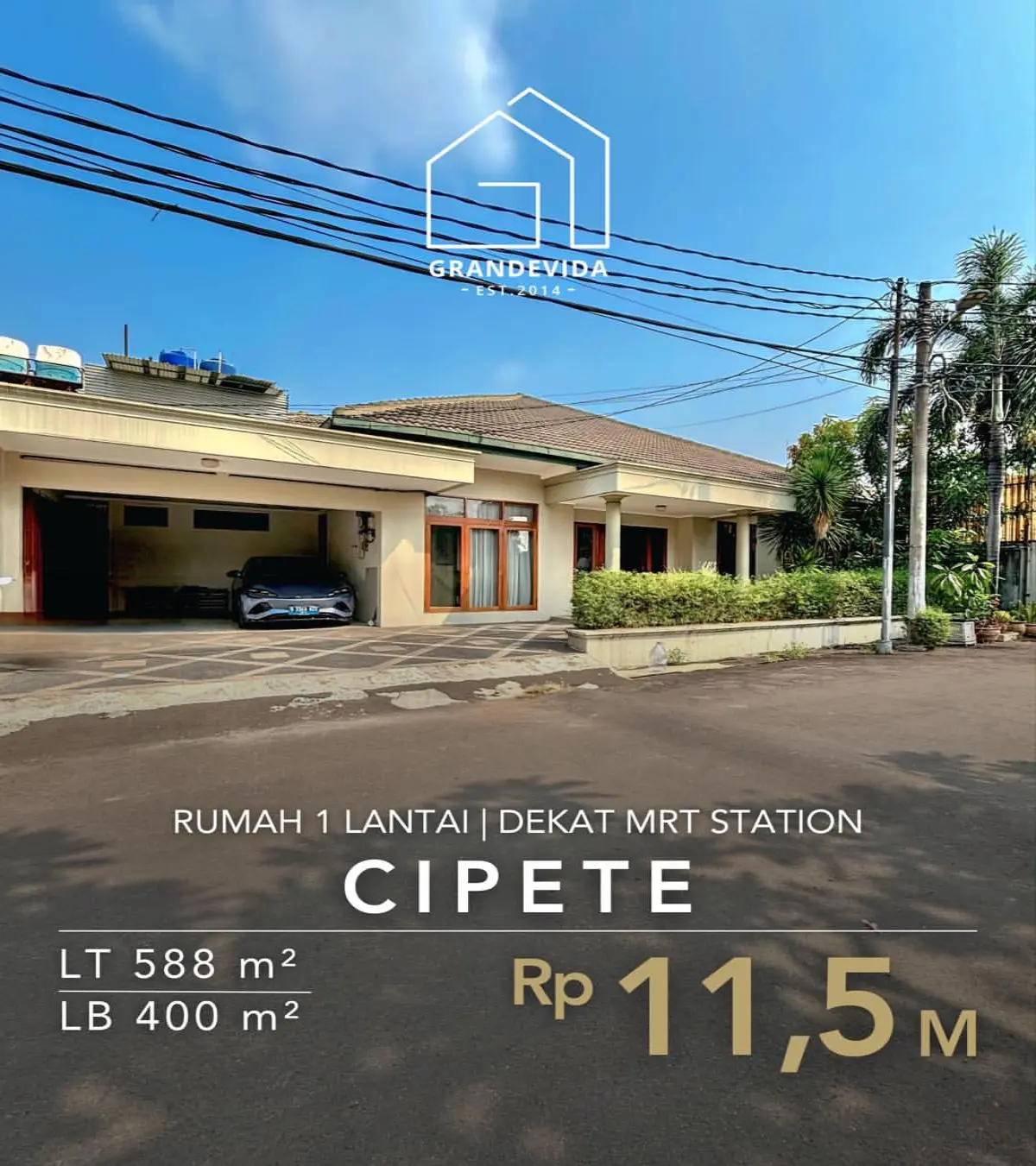 Rumah Dijual Murah Cipete Jakarta Selatan Rumah 1 Lantai