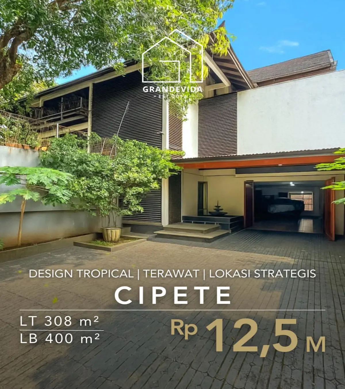 Rumah Dijual Murah Cipete Jakarta Selatan Lokasi Strategis