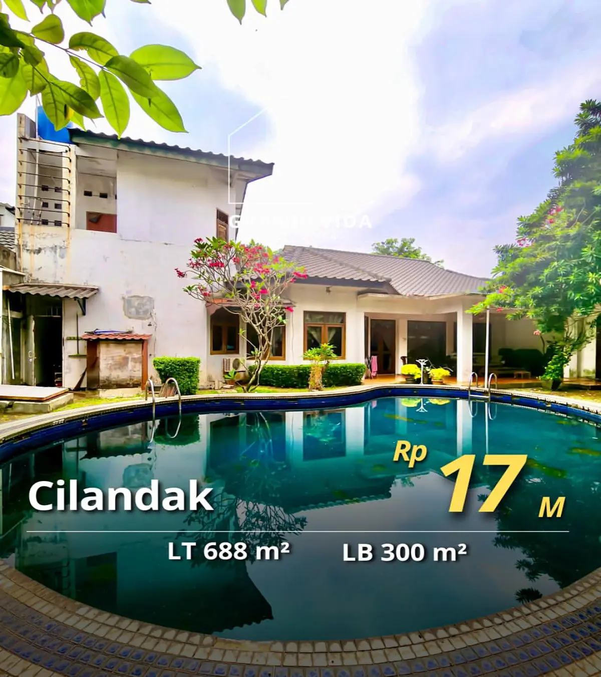 Rumah Dijual Murah Jeruk Purut Cilandak Jakarta Selatan Tanah Luas