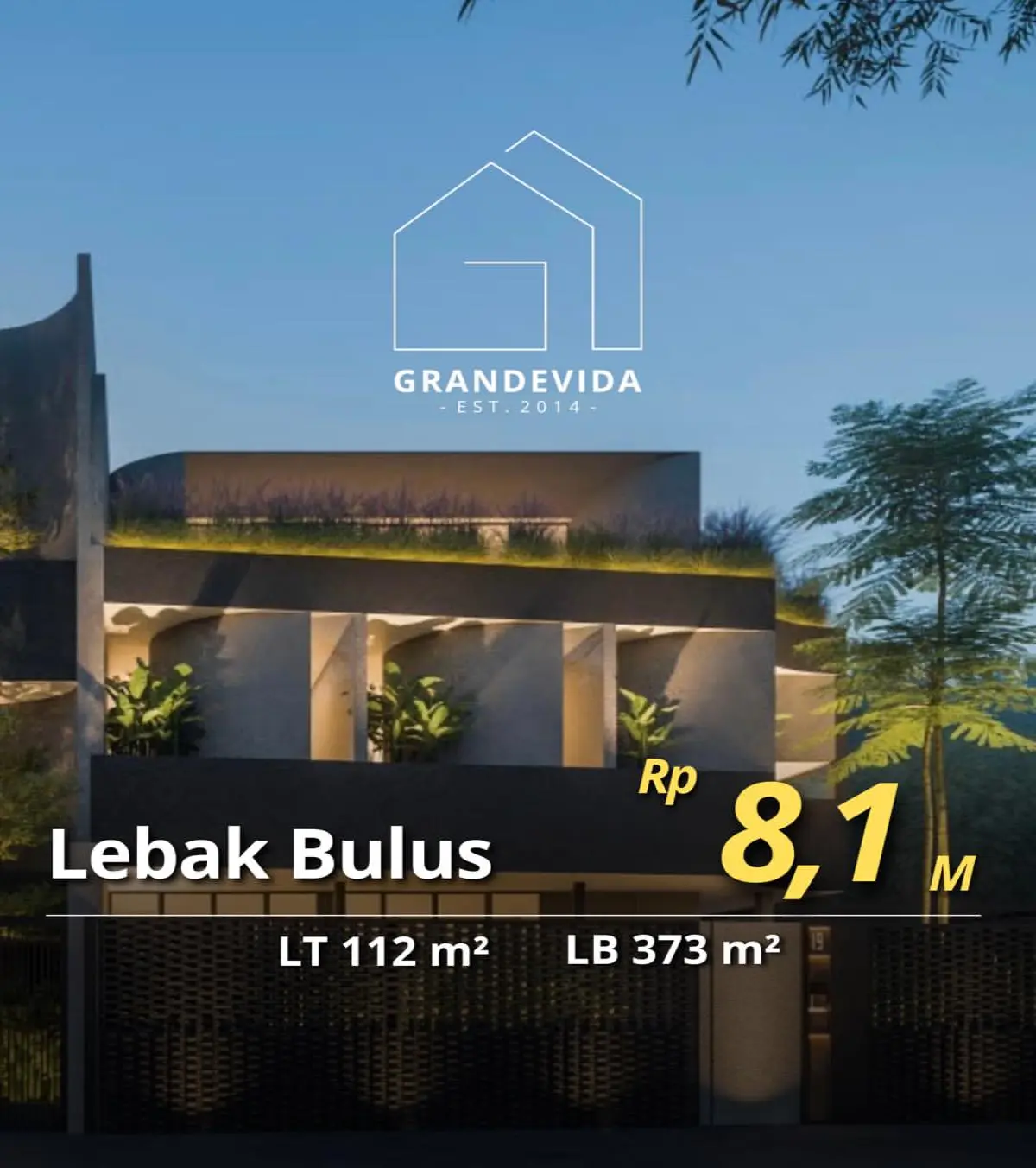 Rumah Dijual Umala Lebak Bulus