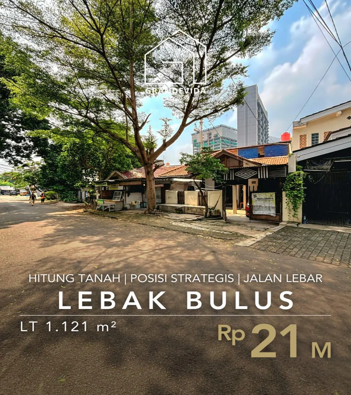 Tanah Dijual Adiaksa Lebak Bulus