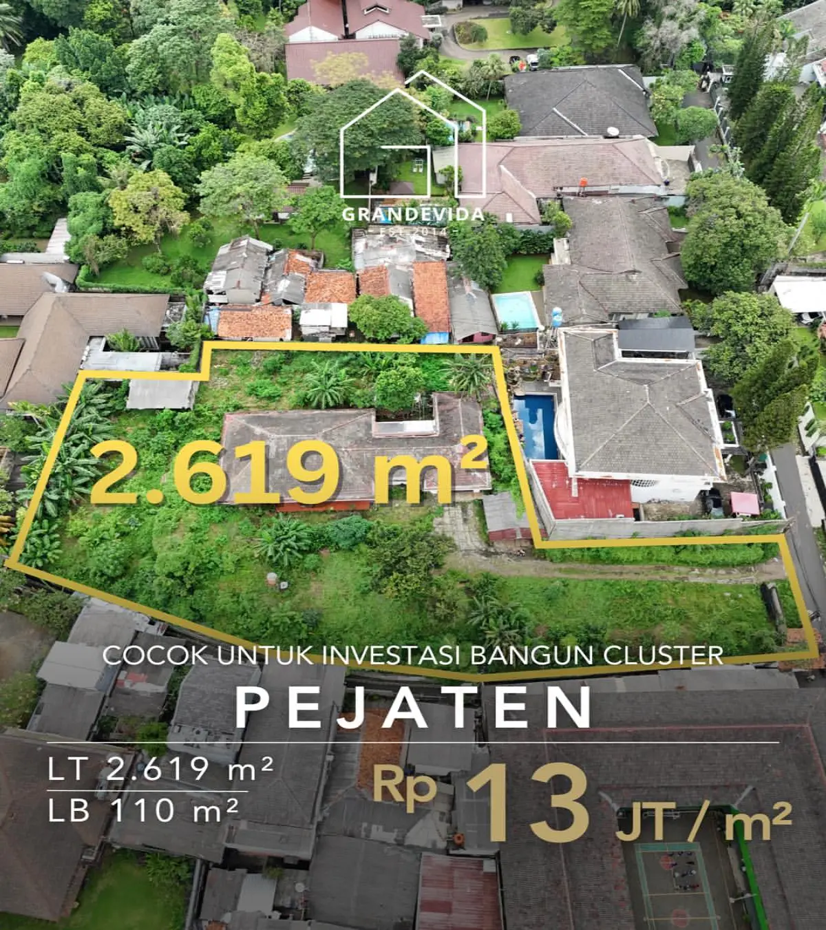 Tanah Dijual Kamboja Pejaten Barat Jakarta Selatan