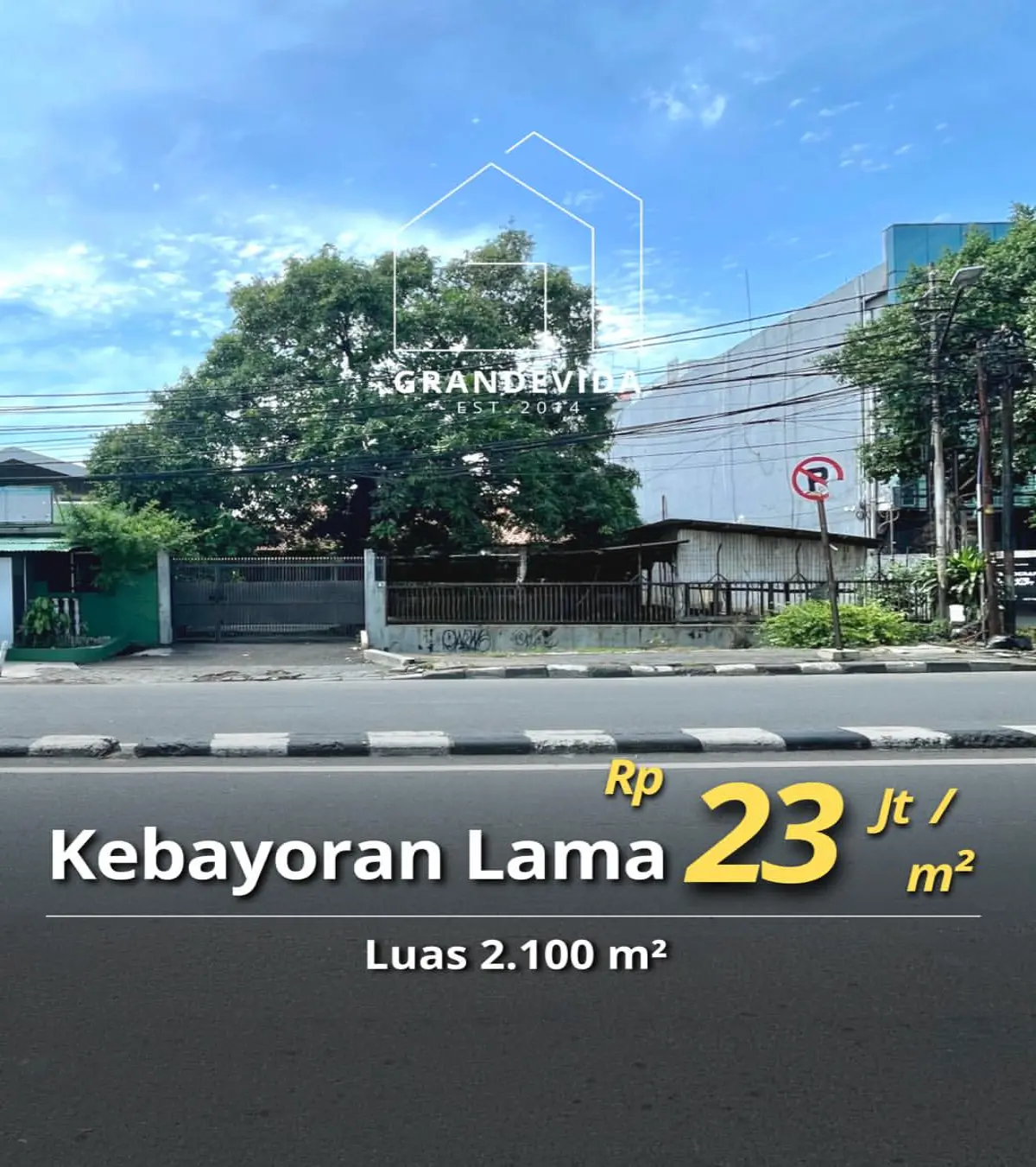 Tanah Dijual Palmerah Barat Raya Kebayoran Lama
