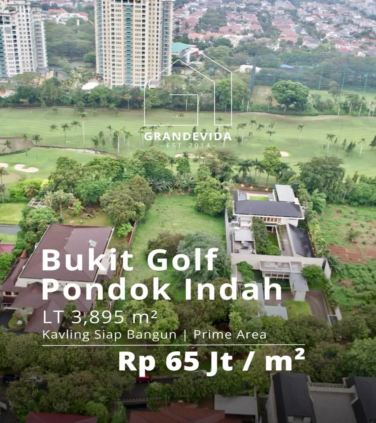 Tanah Dijual Bukit Golf Pondok Indah