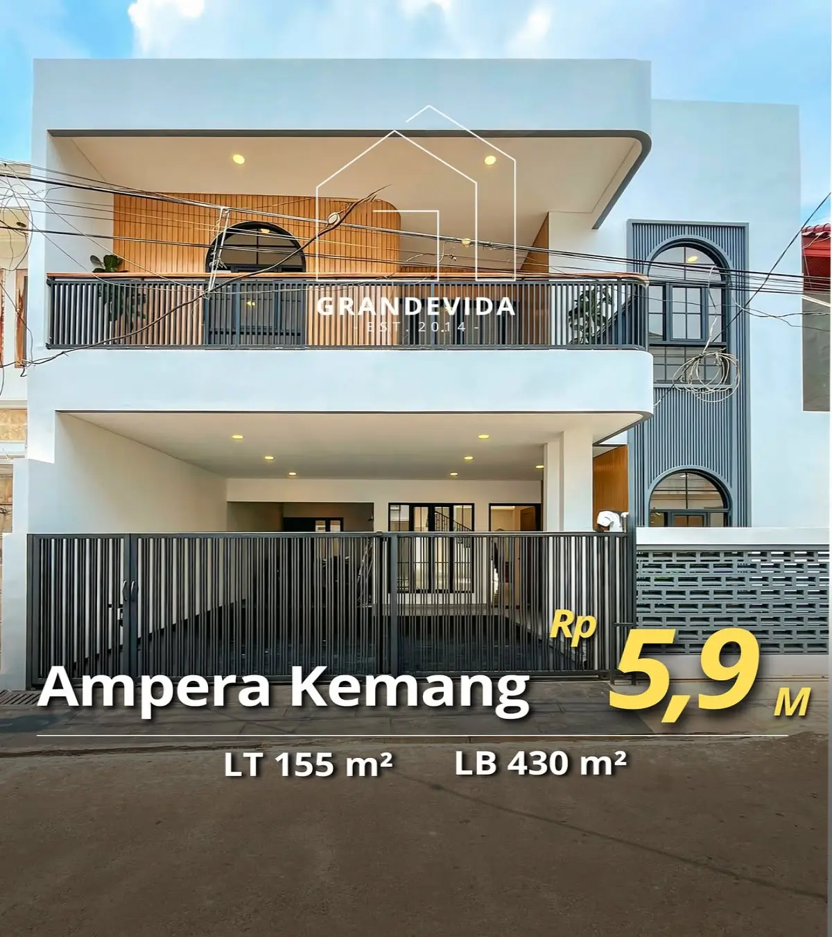 Dijual Rumah Kavling Polri Kemang