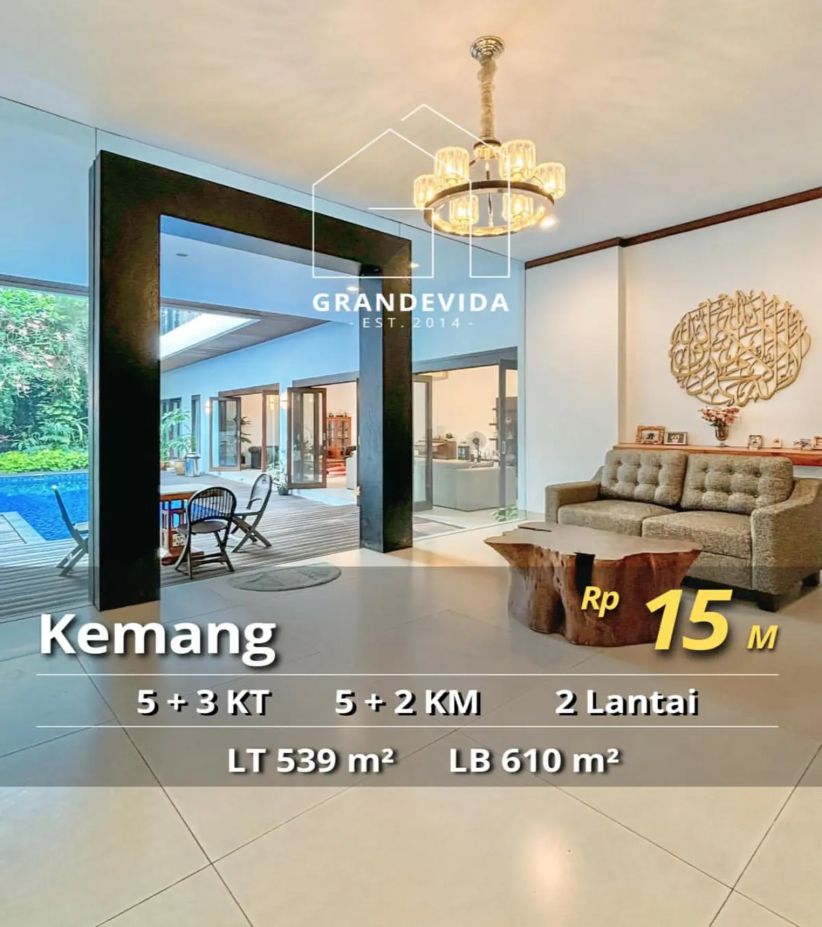 Rumah Kemang Timur Jakarta Selatan Dijual Murah