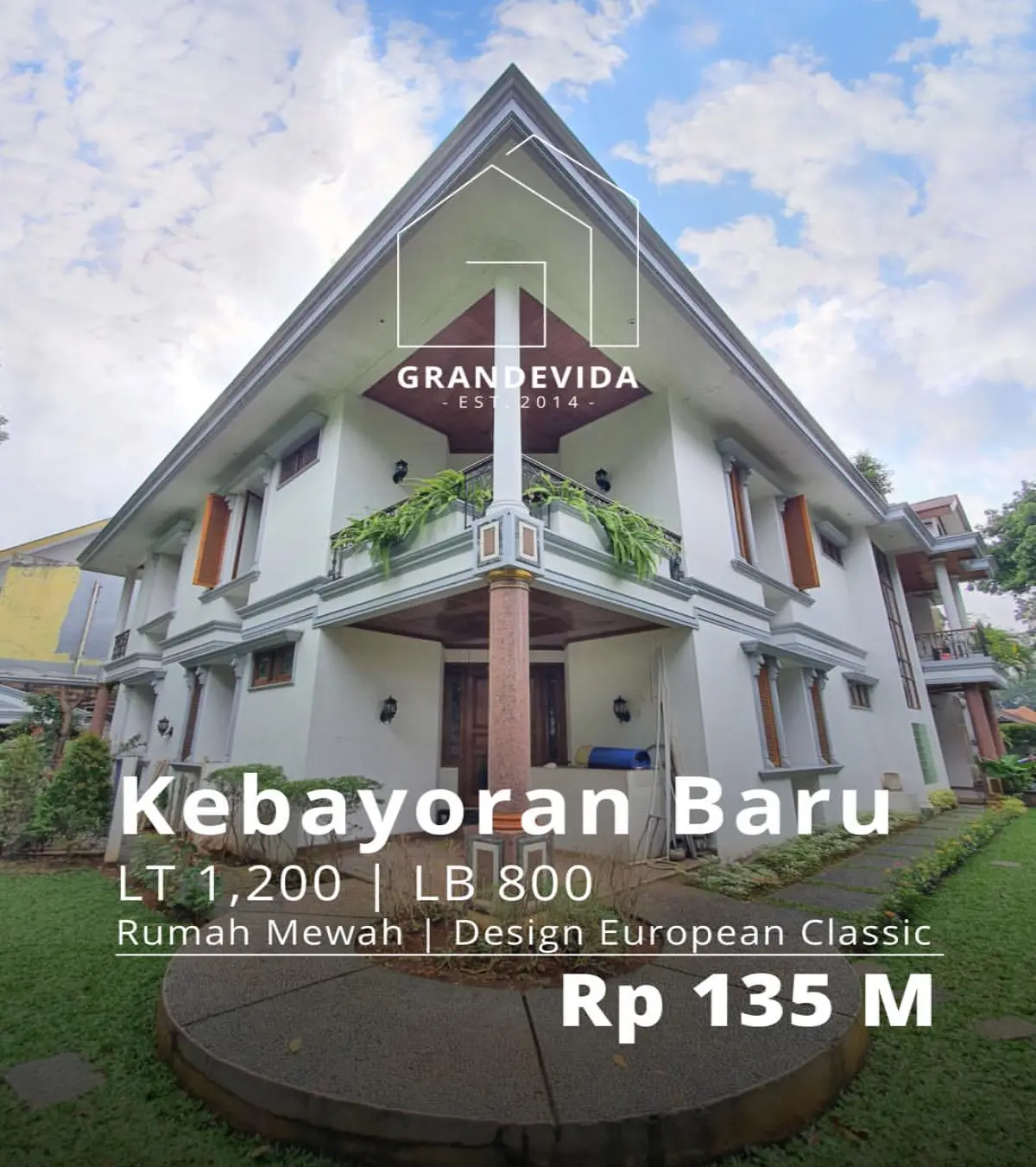 Rumah Hang Jebat Kebayoran Baru Dijual