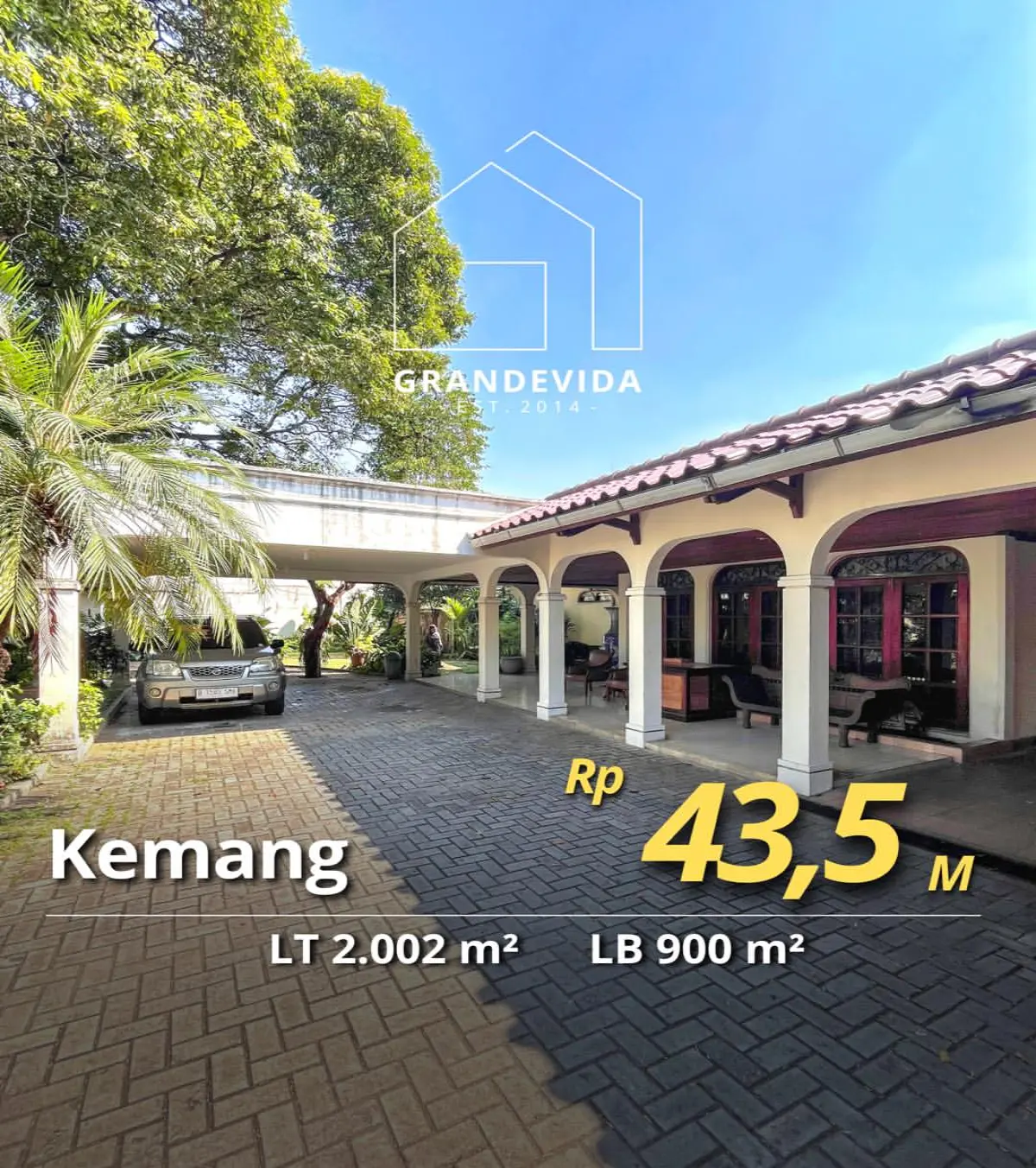 Rumah di Benda Raya Kemang Dijual